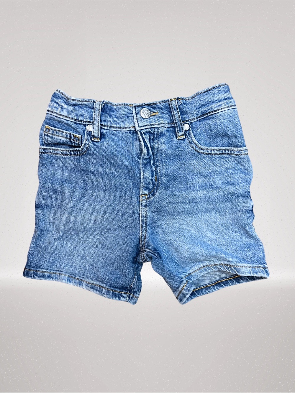 Epic Threads Girls Denim Shorts Size 6 Medium Wash Pull-On